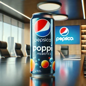 PepsiCo acquires Poppi prebiotic soda brand for $1.95 billion, expanding into the functional beverage industry with health-focused prebiotic sodas.