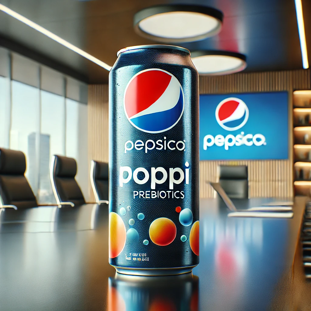 PepsiCo acquires Poppi prebiotic soda brand for $1.95 billion, expanding into the functional beverage industry with health-focused prebiotic sodas.
