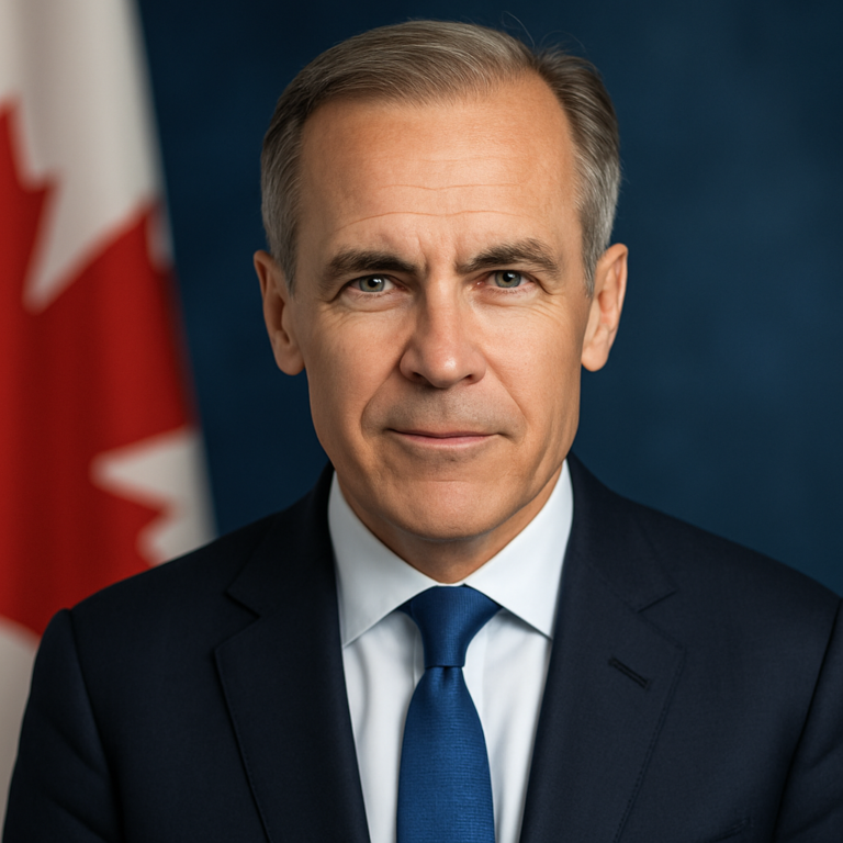 Mark Carney, Prime Minister of Canada 2025, former Bank of Canada and Bank of England governor, Liberal Party leader, Canadian federal election results photo realistic image
