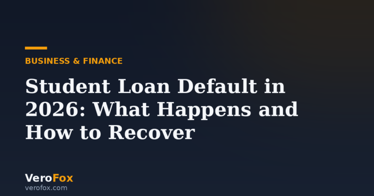 Person reviewing federal student loan statements at a desk, planning how to get out of default in 2026